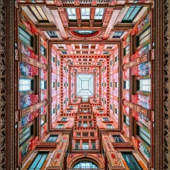 Tirage encadré sur aluminium fantasciarra 90x90 cm Fabriqué en France