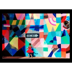 Tirage encadré sur aluminium one way 90x60 cm Fabriqué en France