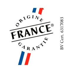 Tirage encadré sur verre synthétique mandarine 90x90 cm Fabriqué en France
