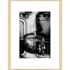 Tirage sous-verre encadré passengers 50x70 cm Fabriqué en France