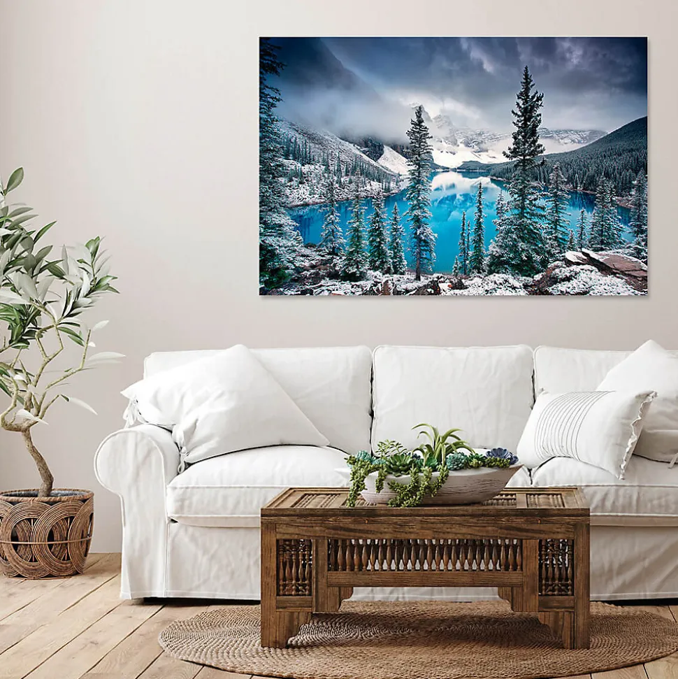 Tirage sur aluminium morning blues 150x100 cm Fabriqué en France