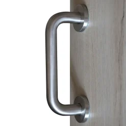 Tirant de porte Golvin GoodHome acier gris L.22 x H. 24,6 cm
