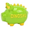 Tirelire en céramique cochon Dinosaure