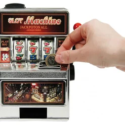 Tirelire machine à sous Slot - 13.5 x 9.6 x 18.4 Type: Jeu de soirée