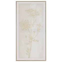Toile 3D Beryl blanc 30x60cm- Modèle B- Atmosphera