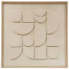Toile 3D Catalina blanc 60x60cm - Atmosphera