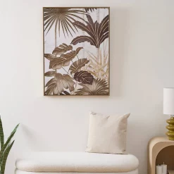 Toile 3D Shirley vert Kaki 60x80cm - Atmosphera