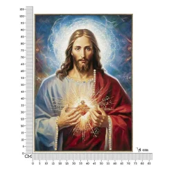 Toile décorative avec cadre Jesus 72x4x102 cm