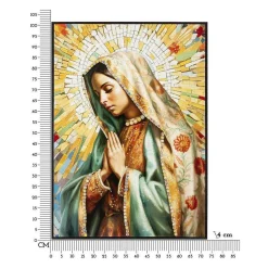 Toile décorative avec cadre Madonna 72x4x102 cm
