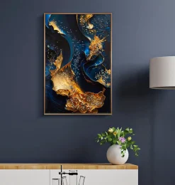 Toile décorative avec cadre Andromeda 60x4x90 cm Modèle 2