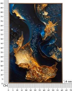 Toile décorative avec cadre Andromeda 60x4x90 cm Modèle 2