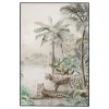 Toile imprimée Alyssa - bois - 60x90 cm - Atmosphera