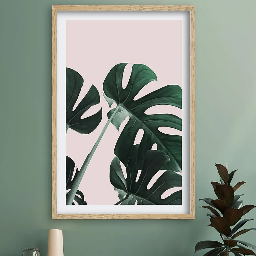 Toile imprimée botanica végétal l.60 x H.90 cm