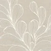 Toile imprimée feuille tissé & relief Dada Art l.50 x H.70 cm beige