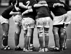 Toile imprimée Rugby montée sur châssis bois en pin 60x80 cm