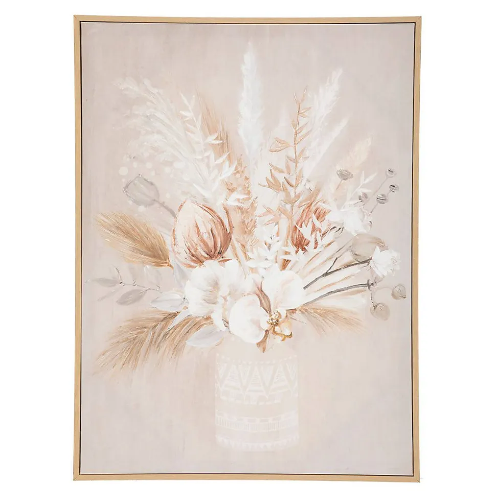 Toile Tida - bois - 50x70 cm - Atmosphera