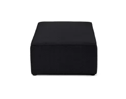 Topaze - pouf - en velours texturé - Best Mobilier