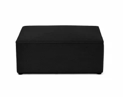 Topaze - pouf - en velours texturé - Best Mobilier
