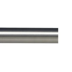 Tringle à rideau métal diamètre 20 mm (200 cm - Gris foncé mat)