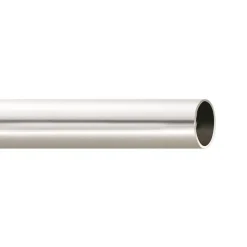 Tringle à rideau argent 2 m x 28 mm (2 m - Argent)