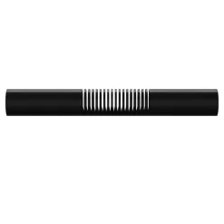 Tringle à rideau coudée Araxos métal noir Ø28mm GoodHome