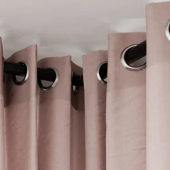 Tringle à rideau coudée Araxos métal noir Ø28mm GoodHome