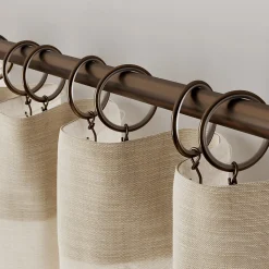 Tringle à rideau Kozani métal effet bronze cuivré Ø19 x L.150cm GoodHome