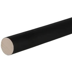 Tringle à rideau Lamia bois noir Ø28 x L.200cm GoodHome