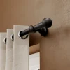 Tringle à rideau Lamia bois noir Ø28 x L.150cm GoodHome