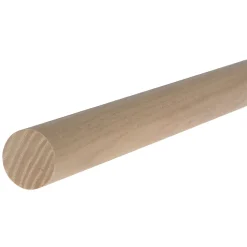 Tringle à rideau Symi bois effet chêne beige Ø28 x L.250cm GoodHome