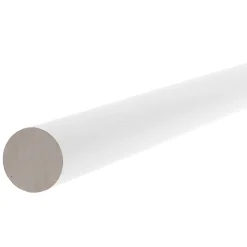 Tringle à rideau Volos métal blanc et bois Ø28 x L.250cm GoodHome