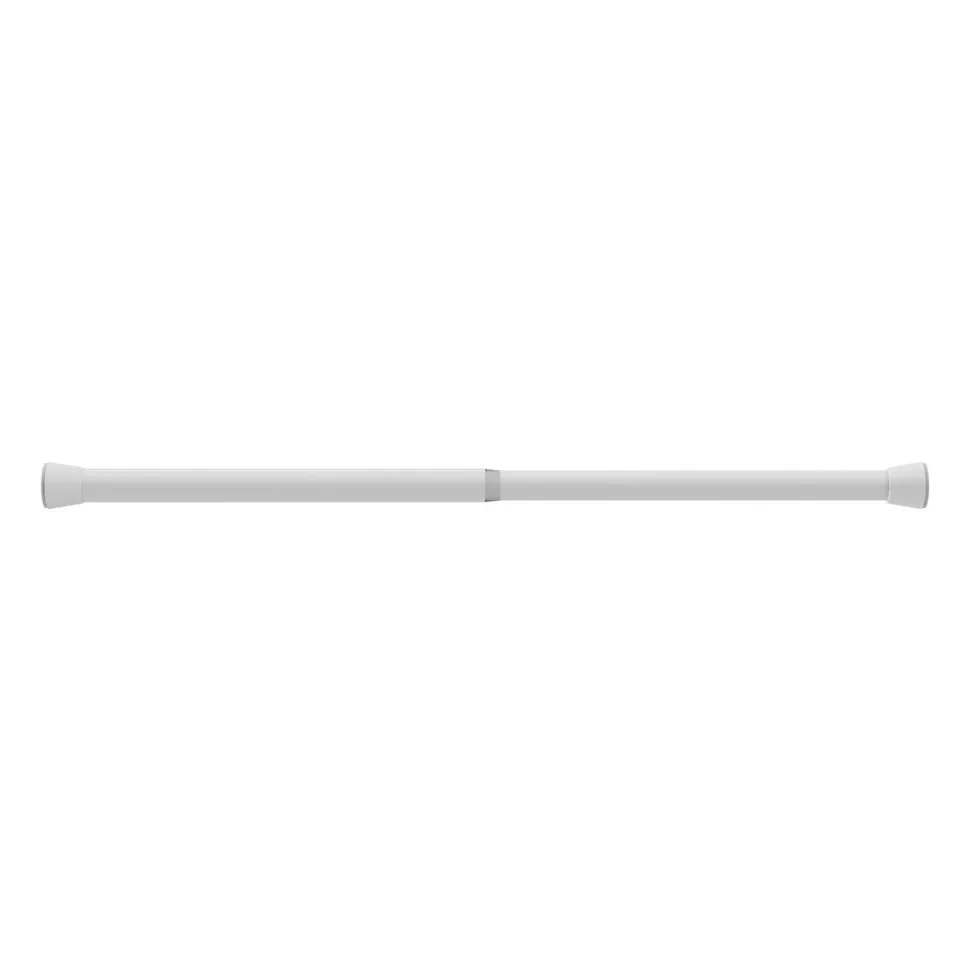 Tringle à rideaux extensible Anafi GoodHome blanc mat L.60/90cm