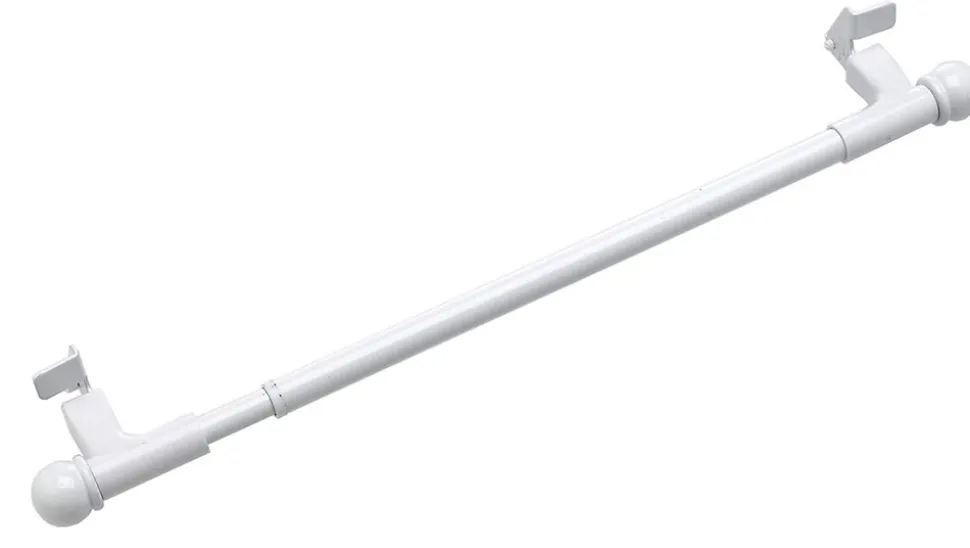 TRINGLE A RIDEAUX EXTENSIBLE ATELIERS 28 - BLANC 80-110CM