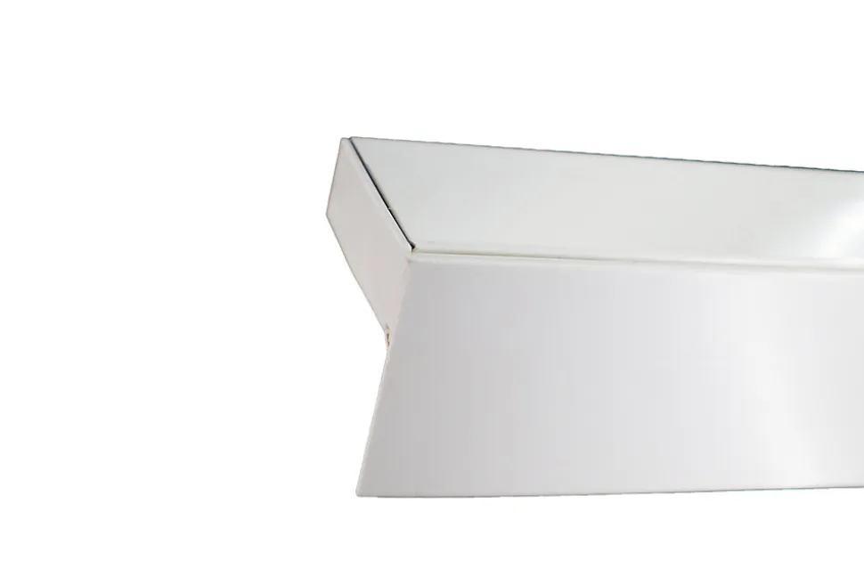 Tringle déco Rail PVC avec profil de décoration blanc 180cm