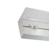 Tringle déco Rail PVC avec profil de décoration blanc 120cm