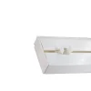 Tringle déco Rail PVC blanc 1 voie de 150cm