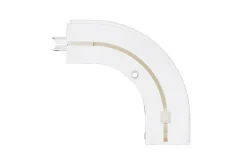 Tringle déco Retour droite 1 voie 130x130mm pour rail PVC