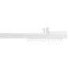Tringle de porte ajustable en métal (1m20 - Blanc)