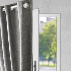 Tringle de porte ajustable en métal (1m20 - Blanc)