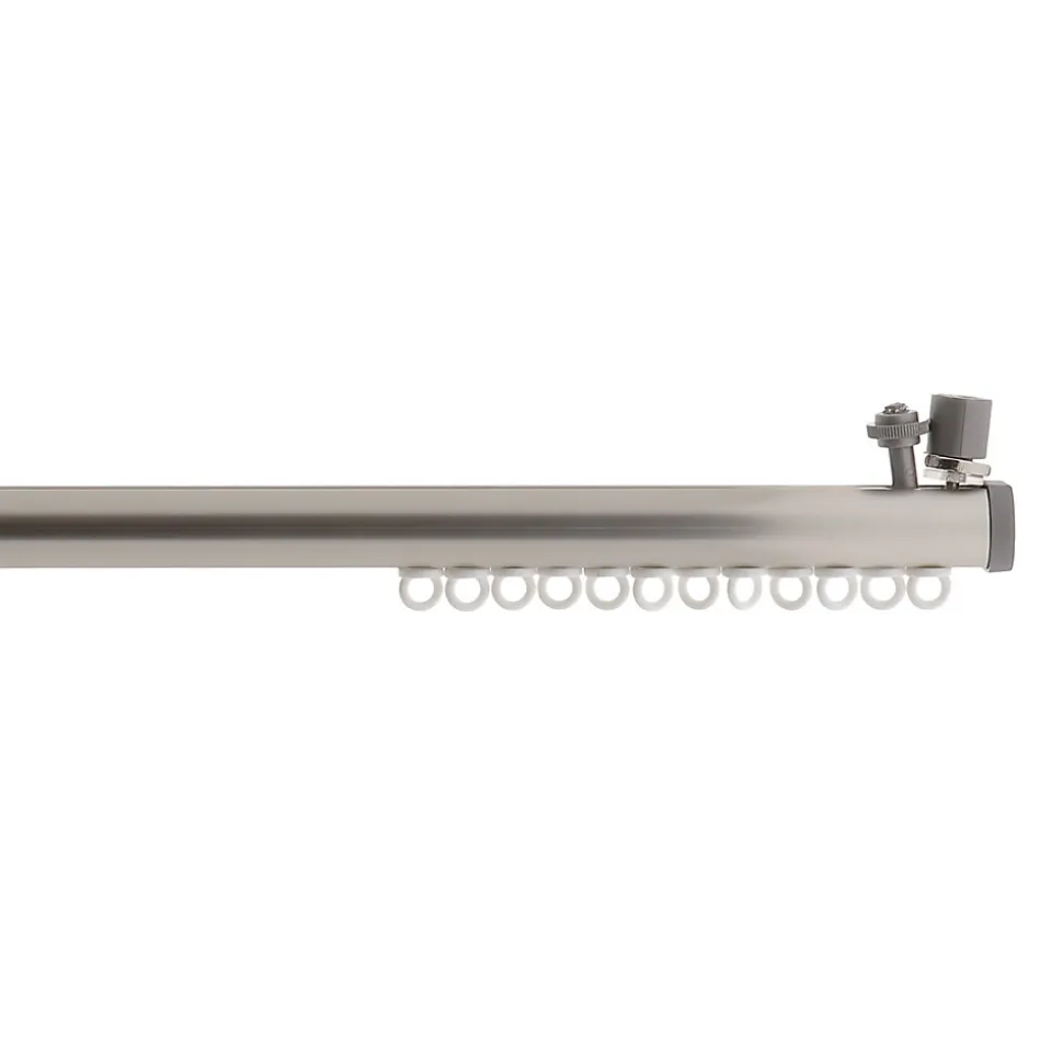 Tringle de porte ajustable en métal (1m20 - Gris)