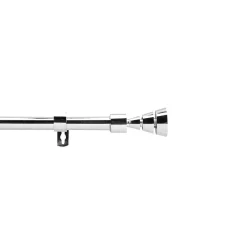 Tringle en kit complet (120-210 cm - Gris)