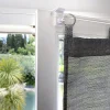 Tringle extensible à boules (40-65 cm - Blanc Brillant)