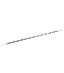 Tringle extensible aluminium hydro chromé 75,115cm - 75 à 115 cm - Argent