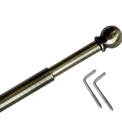 Tringle Extensible Boule diamètre 8 mm - 30 à 50 cm