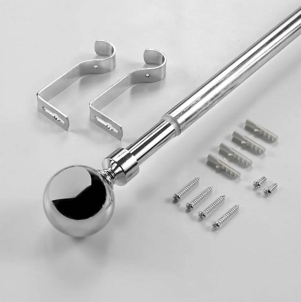 Tringle extensible en kit (120-210 cm - Gris)