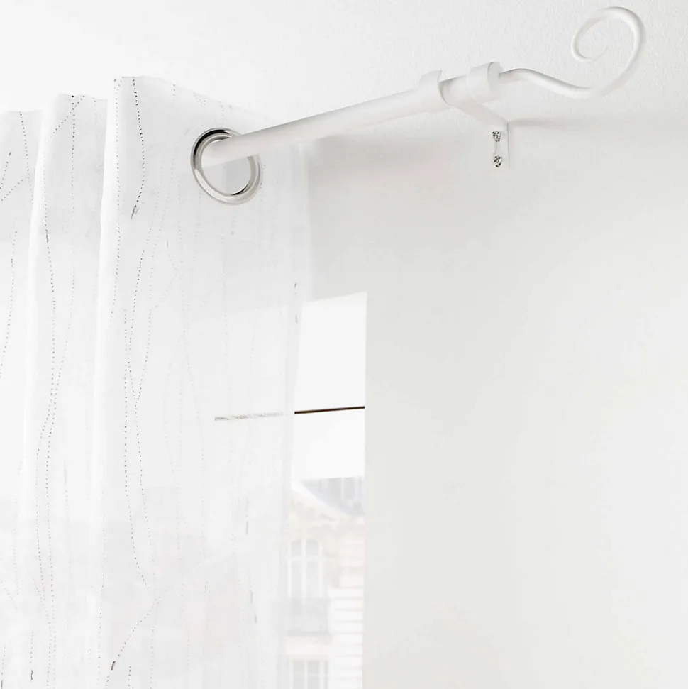Tringle extensible en kit (120x210 - Blanc)