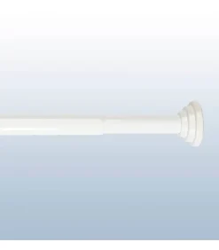 Tringle extensible entre 2 murs sans percage blanc - 140 à 260 cm - Blanc