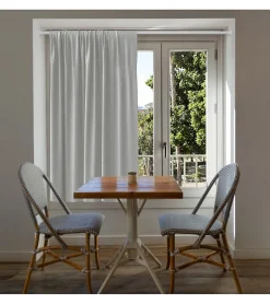 Tringle extensible entre 2 murs sans percage blanc - 140 à 260 cm - Blanc