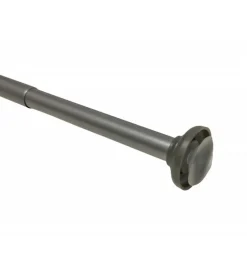 Tringle extensible entre 2 murs sans percage nickel mat - 60 à 90 cm - Nickel mat