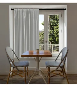 Tringle extensible entre 2 murs sans percage Noir - 140 à 260 cm - Noir